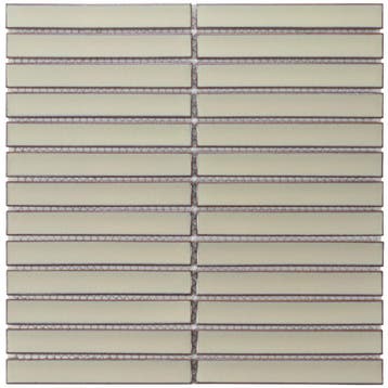 Wand Mozaïek Tegels Kitkat Factory Keramiek Creme - Matje.., Nieuw, Ophalen of Verzenden, 20 tot 40 cm, 10 m² of meer