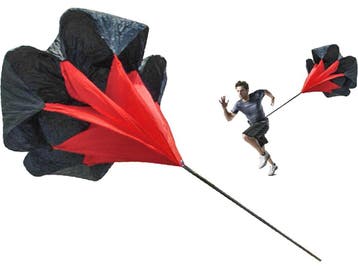 Tunturi Weerstand Parachute - Fitness Parachute - Zwart, Sport en Fitness, Verzenden, Nieuw