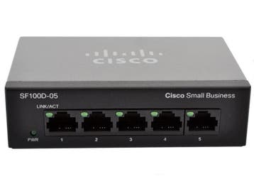 Bieden: Cisco SF 100D-05 5-port ethernet switch, Ophalen of Verzenden