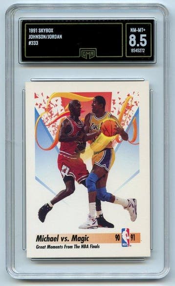 Skybox & Upper Deck - Lot of 2 - NBA - Magic vs Jordan - GMA
