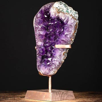 Topkwaliteit Amethyst Drusy - Diepe paarse kleur -, Collections