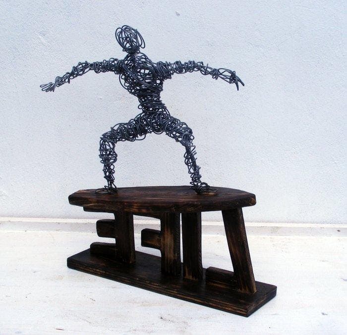 Luciano Greco (1971) - Surf on Life, Antiek en Kunst, Kunst | Designobjecten