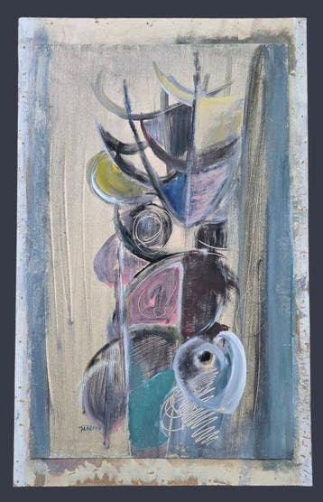 Filippo Scroppo (1910-1993) - Evocazione, Antiek en Kunst, Kunst | Schilderijen | Modern