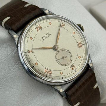 Dugena - Small Seconds 15 Rubis - Zonder minimumprijs -, Handtassen en Accessoires, Horloges | Heren, Nieuw