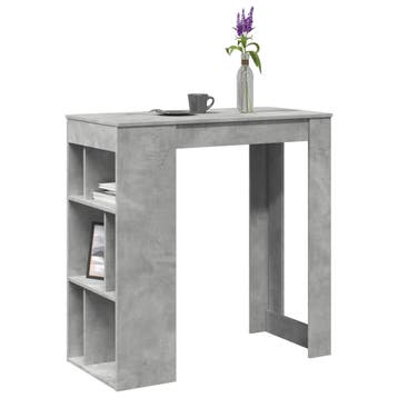 vidaXL Bartafel met rekken 102x50x103,5 cm bewerkt hout, Verzenden