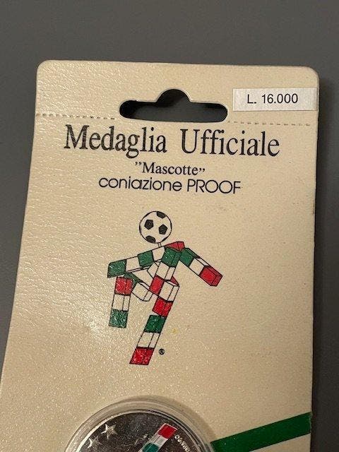 Italia 90 - FIFA Wereldbeker - 1990 - Sportmedaille, Collections, Collections Autre