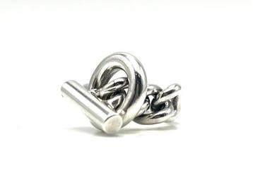 Zonder minimumprijs - Hermès - Ring Zilver