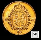 Spanje. Carlos IV. 1/2 Escudo 1789 - Madrid MF, Postzegels en Munten, Munten | Europa | Niet-Euromunten