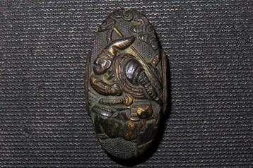 gesmeed ijzer - C5-870 Kato Kiyomasa Toragari Fuchi &