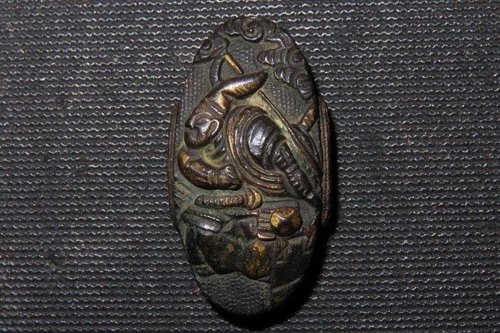 gesmeed ijzer - C5-870 Kato Kiyomasa Toragari Fuchi &, Antiek en Kunst, Antiek | Overige Antiek