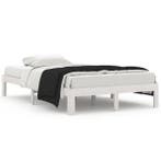 Massief grenen bed 120x200 | Tweede kansje | OP = OP, Verzenden, Wit, Zo goed als nieuw, Twijfelaar