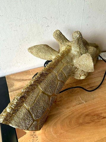 No reserve-Zeer grote (68,00 cm) Giraffe wandlamp met