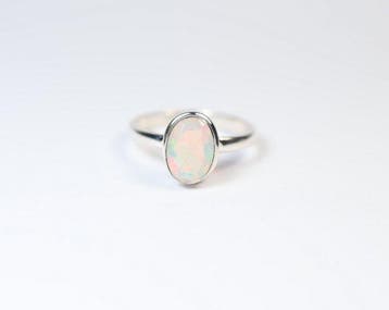 Ethiopisch opaal / Welo-opaal ring / nieuw- 2.68 g - (1), Verzamelen