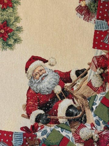 Centre de table - Noël Réel – Père Noël - Coton, Nieuw