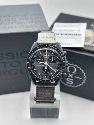 Omega x Swatch - MoonSwatch - Mission to Mercury - Zonder, Nieuw