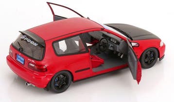 Solido 1:18 - Voiture miniature - Honda Civic EG6 Spoon -