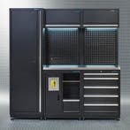 Datona Werkplaatsinrichting PREMIUM met RVS werkblad 200 cm, Doe-het-zelf en Bouw, Ophalen of Verzenden, Nieuw