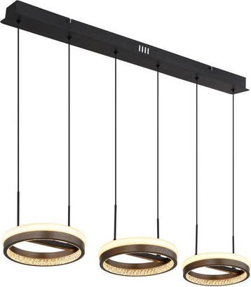 2dekans | Globo - hanglamp - DELLA - zwart - metaal - grote, Ophalen of Verzenden, Nieuw