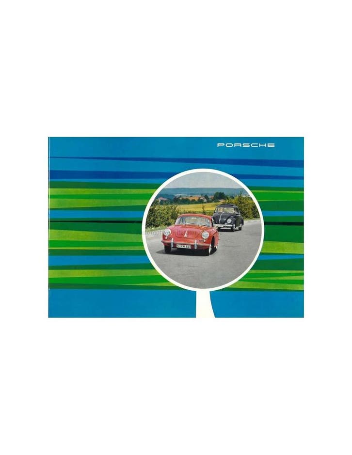 1962 PORSCHE 356 B BROCHURE DUITS, Boeken, Auto's | Folders en Tijdschriften, Ophalen of Verzenden