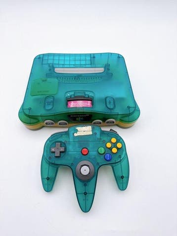 Nintendo - #2027.Nintendo 64 Jungle Green Console and, Nieuw