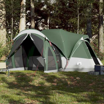 vidaXL Tipitent 8-persoons waterdicht groen, Caravans en Kamperen, Tenten, Verzenden, Nieuw