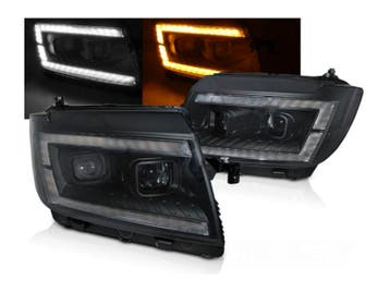 FULL LED koplampen Black knipperlicht, Auto-onderdelen, Verzenden, Nieuw, Volkswagen