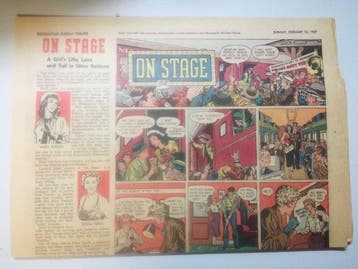 On Stage (Mary Perkins) - 210 Krantenpaginas en strips -, Nieuw