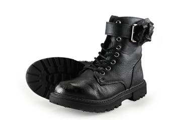 Nelson Veterboots Meisjes in maat 31 Zwart, Verzenden, Jongen of Meisje, Schoenen, Nieuw