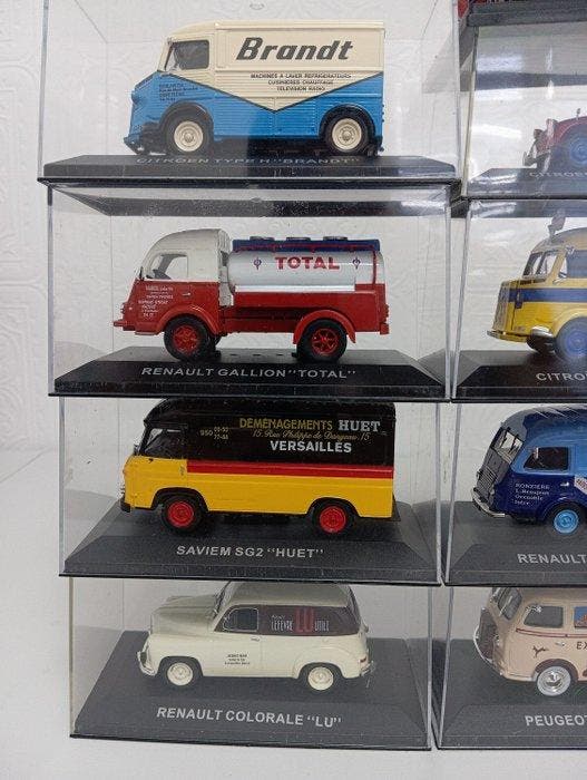 Altaya 1:43 - Modelauto (13) - Assorted Commercial Vans, Hobby en Vrije tijd, Modelauto's | 1:5 tot 1:12