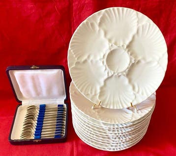 Bareuther - Bavaria - Oesterservies (24) - 12 assiettes & 12