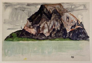Egon Schiele (1890-1918), (after) - Der Mittagskogel bei