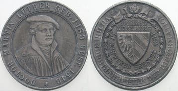Zinkmedaille 1917 Reformation, Verzenden