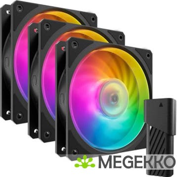 Cooler Master Mobius 120P ARGB 3-Pack Fan Kit, Verzenden
