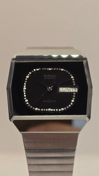 Rado - DiaStar Day-Date Quartz - Sans prix de réserve -, Handtassen en Accessoires, Horloges | Heren
