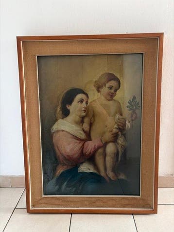 École italienne (XX) - Madonna col Bambino