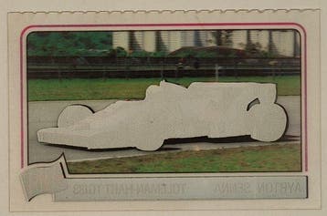 1984 Panini Ayrton Senna Rookie-kaart - 1 Card - Good (GD), Collections