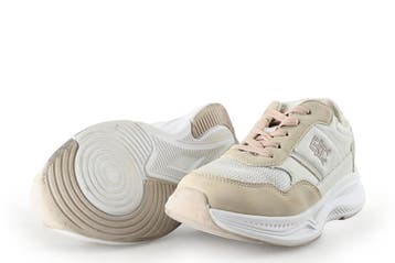 Tommy Hilfiger Sneakers Meisjes in maat 36 Wit, Enfants & Bébés, Verzenden, Schoenen