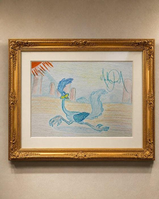 Michael Jackson (1958-2009) - Road Runner in the Desert, Antiquités & Art, Art | Objets design