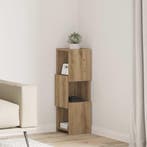 vidaXL Hoekkast Artisan Eiken 25,5x25x80cm Bewerkt hout, Verzenden, Nieuw
