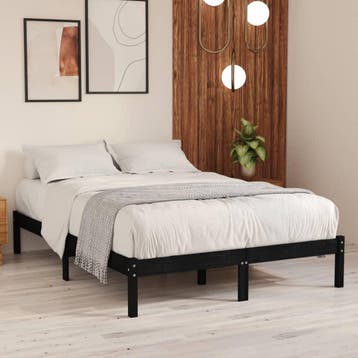 Bedframe Zwart 200x200 | Retour Deal | Grijp je kans, Huis en Inrichting, Slaapkamer | Bedden, Gebruikt, Verzenden, Zwart, Tweepersoons