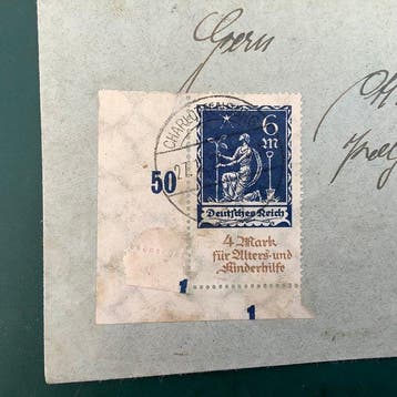 Duitse Rijk 1922 - Gelopen aangetekende zending met, Gestempeld
