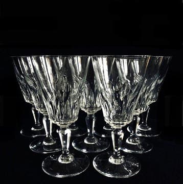 Baccarat, Cristal taillee , - Wijnglas (6) - Kristal