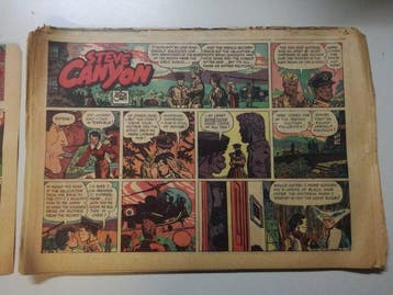 Steve Canyon - 48 Krantenpaginas - 1951, Nieuw