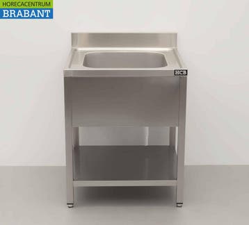 Évier HCB en acier inoxydable, gamme Premium-line, 70 x 70, Articles professionnels, Verzenden