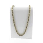 Robuuste gouden koningsketting; Exclusief, Handtassen en Accessoires, Ophalen of Verzenden, Gebruikt, Overige kleuren, Goud