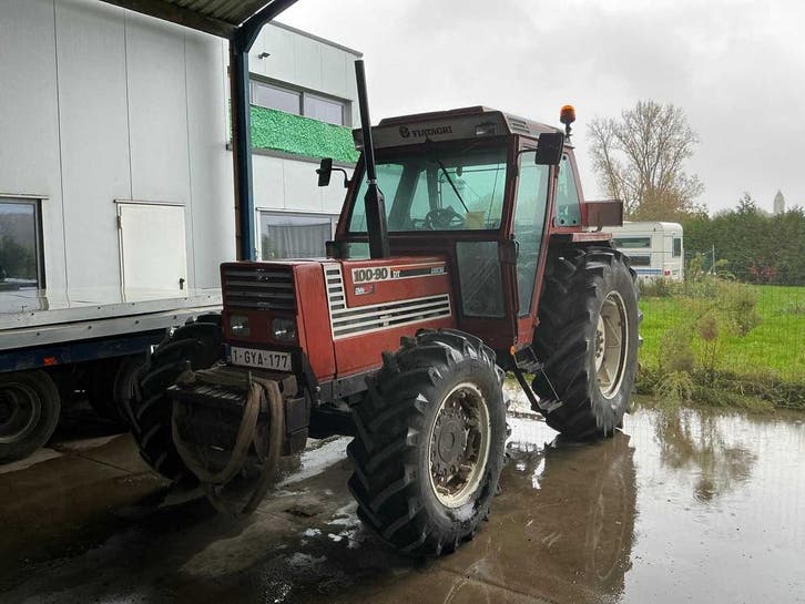 Online veiling - 1991 Fiat 100-90 DT Oldtimer tractor, Articles professionnels, Agriculture | Tracteurs, Enlèvement