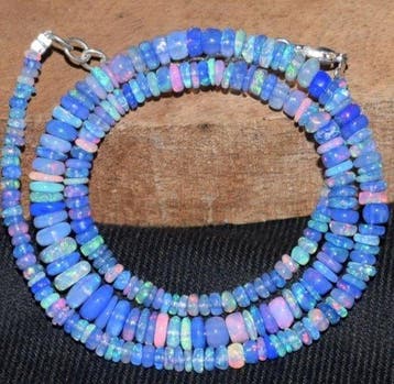 Opaal Ketting AAA Natuurlijk mineraal halfdoorzichtig- 10 g