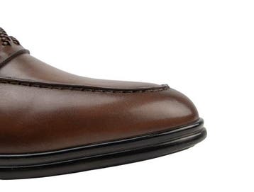 TESTONI - 8 UK - 42 IT - Portofino Loafer Antique Brown, Nieuw
