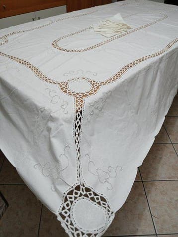 artigianato italiano - Tafelkleed (13) - 240 cm - 166 cm -, Antiek en Kunst