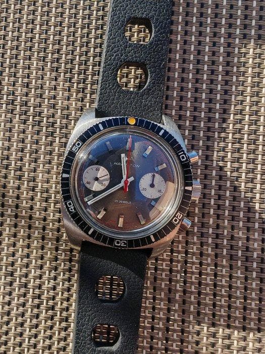 Hamilton - Cronografo vintage - 647001/3 - Homme - 1972, Bijoux, Sacs & Beauté, Montres | Hommes